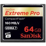 Karta pamięci SanDisk Compact Flash Extreme PRO 64GB (CF) 160MB/s 1067x
