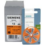 60 x baterie do aparatów słuchowych Siemens 13MF Hg 0%