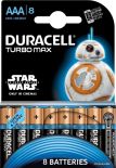 8 x Duracell Duralock Turbo Max Star Wars LR03/AAA (blister)