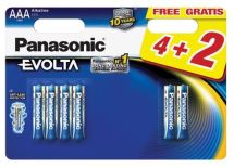6 x Panasonic Evolta LR03/AAA (blister)