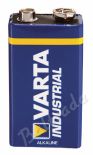 1x bateria alkaliczna Varta Industrial 6LR61/9V 4022 (folia OEM)