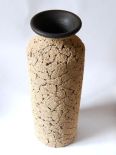 Stylowy wazon z terakoty model TRV235W dekorowany piaskiem mozaika flakon