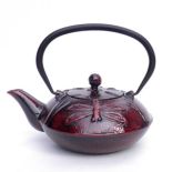 Zaparzacz żeliwny do herbaty 0,8L motyw ważki czarny 1194 żeliwo