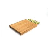 BergHOFF Deska do krojenia z bambusa z tacką 38 x 26 x 3,5cm 1101750