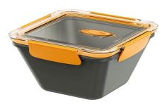 EMSA Pojemnik na żywność LUNCHBOX 1,5 L grafit z pomarańczowym 513957