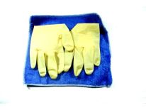 Zestaw perfekcyjnej pani domu ścierka+ rękawiczki