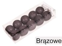 Cotton Balls Kolor Brązowy [Zestaw - 5 Kompletów]