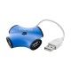 4World HUB Star |USB 2.0 |  4 x port | niebieski (06163)