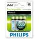 Akumulatorki R03 Philips  NiMh 1000mAh 4pack