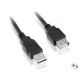 Kabel przedłużacz USB 4World 06133 2.0 AM-AF Ferryt 1.8m