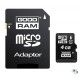 Karta pamięci Goodram microSD 4GB + adapter