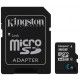 Karta pamięci Kingston microSD 16GB + adapter