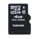 Karta pamięci Toshiba microSD 4GB b/adaptera