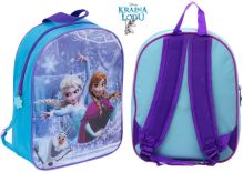 FROZEN KRAINA LODU  Plecaczek dla Dzieci Plecak Disney 3D TURKUS