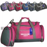 SB07 Torba Sportowa Podróżna Bagaż Podręczny z dopinaną kieszenią boczną