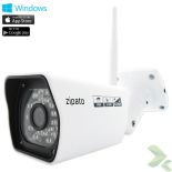Zipato Outdoor IP Camera - Wodoodporna bezprzewodowa kamera do monitoringu HD - montowana na zewnątrz budynku (iOS & Android & Windows)