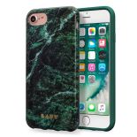 Laut HUEX ELEMENTS - Etui iPhone 8 / 7 / 6s / 6 z 2 foliami na ekran w zestawie (Marble Emerald)