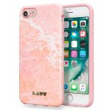 Laut HUEX ELEMENTS - Etui iPhone 8 / 7 / 6s / 6 z 2 foliami na ekran w zestawie (Marble Pink)