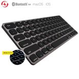 Kanex MultiSync Premium Slim Keyboard - Podświetlana klawiatura Bluetooth dla Mac & iOS (czarny)