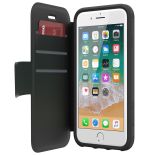 Griffin Survivor Strong Wallet - Etui iPhone 8 Plus / 7 Plus / 6s Plus / 6 Plus z kieszeniami na karty (czarny/szary)