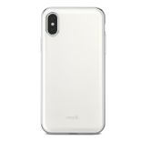 Moshi iGlaze - Etui iPhone Xs / X (Pearl White)