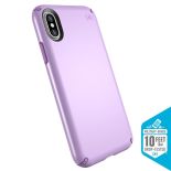 Speck Presidio Metallic - Etui iPhone X (Taro Purple Metallic/Haze Purple)