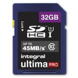 Integral UltimaPro - Karta pamięci 32GB SDHC/XC 45MB/s Class 10 UHS-I U1