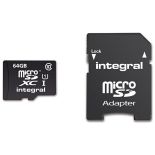 Integral UltimaPro - Karta pamięci 64GB microSDHC/XC 40MB/s Class 10 UHS-I U1 + Adapter