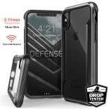 X-Doria Defense Shield - Etui aluminiowe iPhone Xs / X (Drop test 3m) (Black)