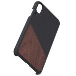 Nordic Elements Original Hel - Etui iPhone Xs Max z prawdziwym drewnem orzecha włoskiego (Dark Grey)