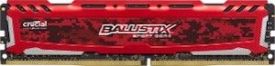 Crucial Ballistix Sport LT, 16GB, DDR4 2400MHz, UDIMM, Red