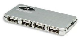 Manhattan 4 Port Hi-Speed USB 2.0 Micro Hub (AC power)