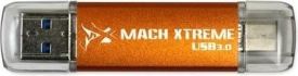 Mach Xtreme Barum 64GB USB3.0 OTGUSB 3.1 Type-C 200/70 MB/s - aluminium