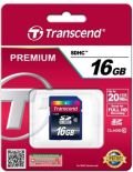 Transcend karta pamięci SDHC 16GB Class 10 - 480min HD VIDEO