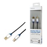 LogiLink - Kabel Premium USB2.0 A/B 1,5m