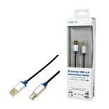 LogiLink - Kabel Premium USB2.0 A/B 3m