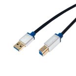 LogiLink - Kabel Premium USB 3.0 A/B 1,5m