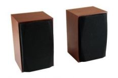 Media-Tech WOOD-X - Głośniki stereofoniczne 10W RMS, drewniane obudowy, reg. głośności