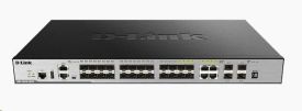 D-Link xStack 20-port SFP Layer 3 Stackable Managed Switch including 4-SFP+