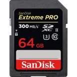 SanDisk Sandisk karta Extreme PRO SDXC 64GB - 300MB/s UHS-II