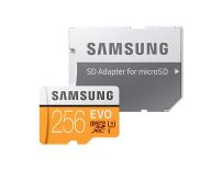 Samsung memory card Evo micro SDXC 256GB Class 10