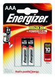 Energizer Bateria Max Alkaliczna LR03 AAA E91 2 szt. blister