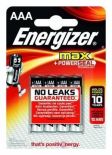 Energizer Bateria Max Alkaliczna LR03 AAA E91 4 szt. blister