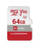 GoodRam Karta Pamięci micro SDXC IRDIM PRO 64GB V90 UHS-II U3 + Adapter