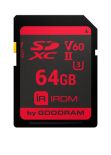 GoodRam Karta Pamięci SDXC IRDIM 64GB V60 UHS-II U3