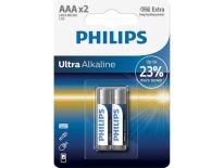 Philips Baterie PHILIPS Ultra Alkaliczna AAA LR03 2 sztuki Blister