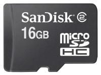 SanDisk Karta pamięci MicroSDHC 16GB Card Class4