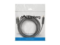 LANBERG kabel Display Port(M)->HDMI 5m czarny