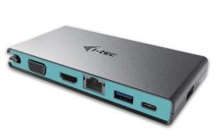 iTec i-tec USB-C Travel Stacja Dokująca 1x HDMI 4K Ultra HD lub VGA 1x GLAN PD Data