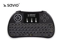 Savio KW-02 Podświetlana klawiatura bezprzewodowa TV Box,Smart TV,konsole,PC